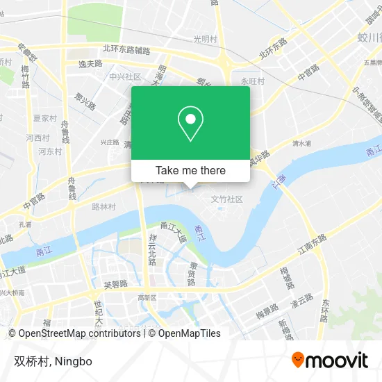 双桥村 map