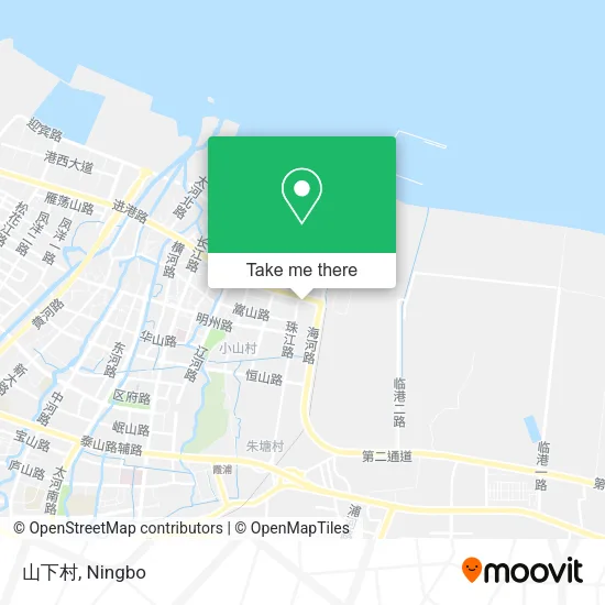 山下村 map
