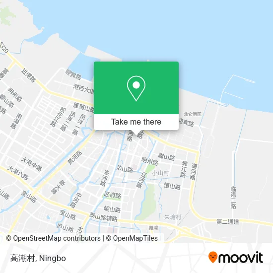 高潮村 map