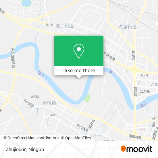 Zhujiecun map
