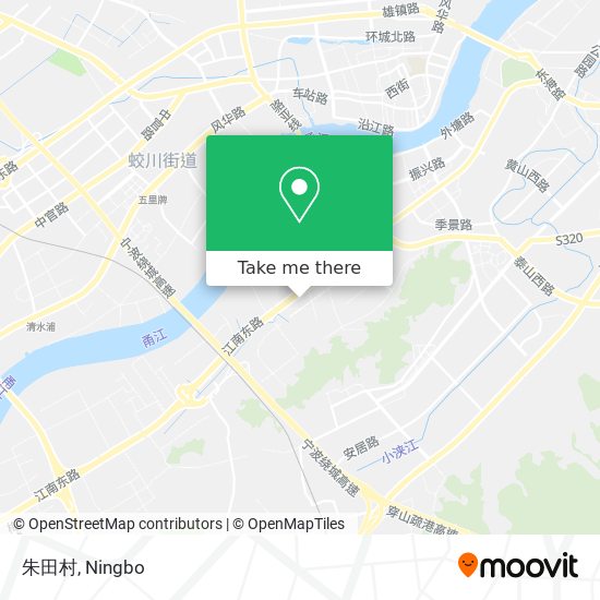 朱田村 map