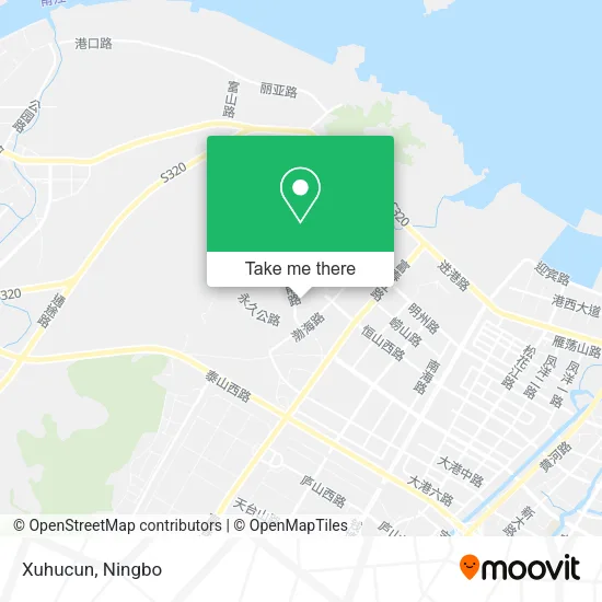 Xuhucun map