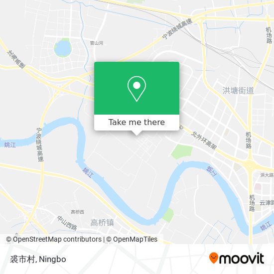 裘市村 map