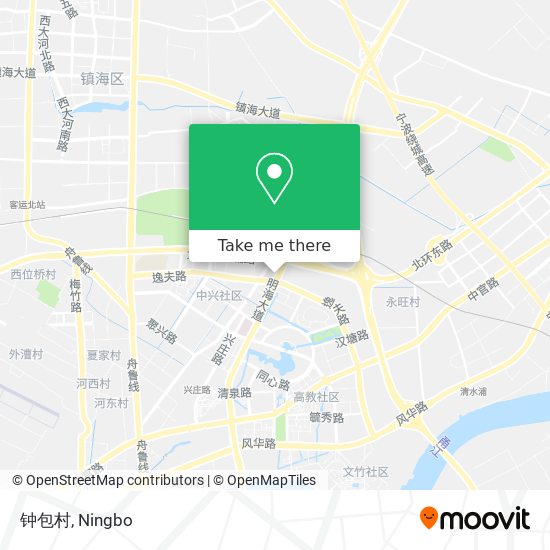 钟包村 map