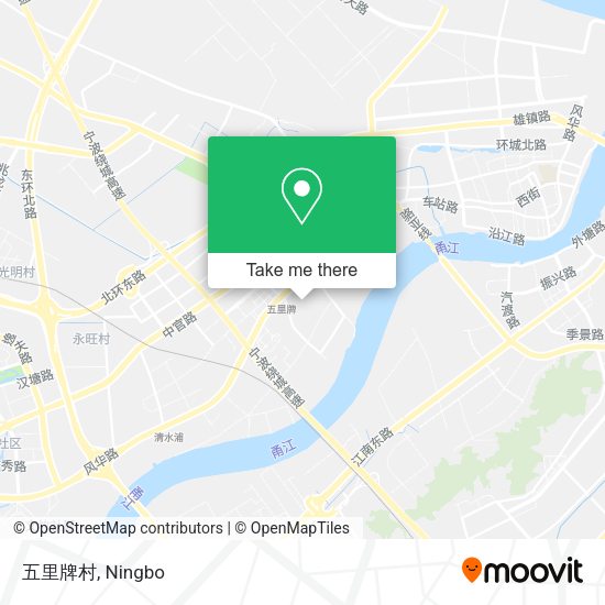 五里牌村 map
