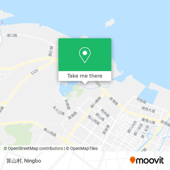 算山村 map