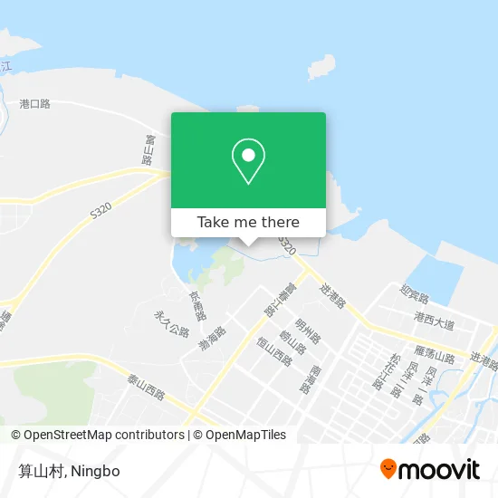 算山村 map