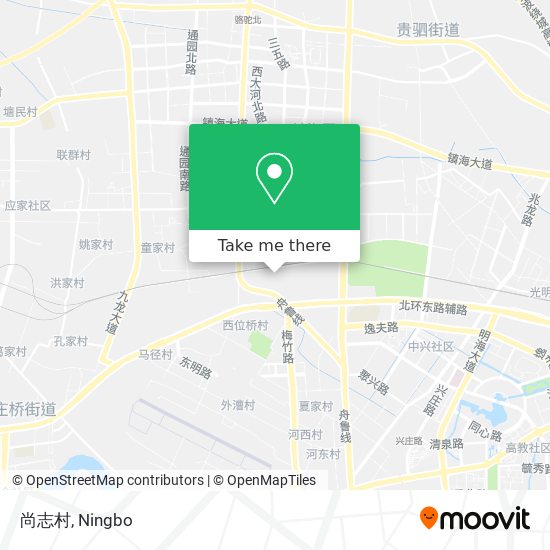 尚志村 map