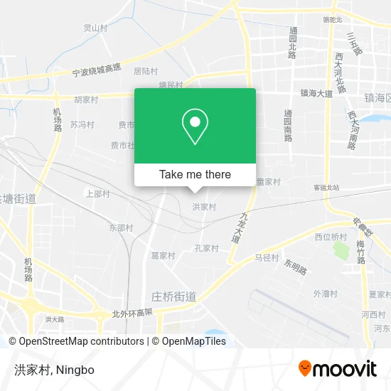 洪家村 map