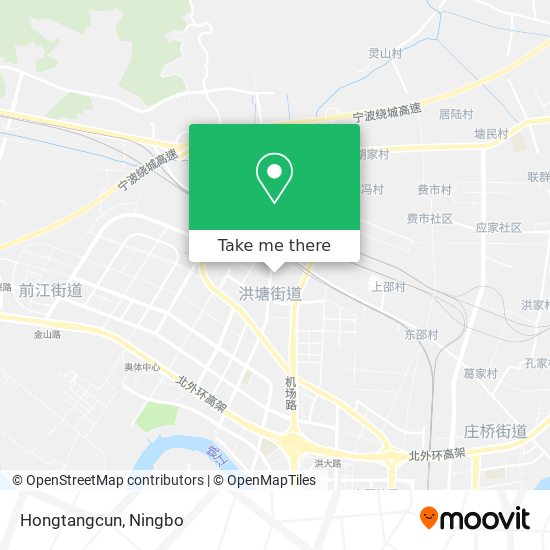 Hongtangcun map