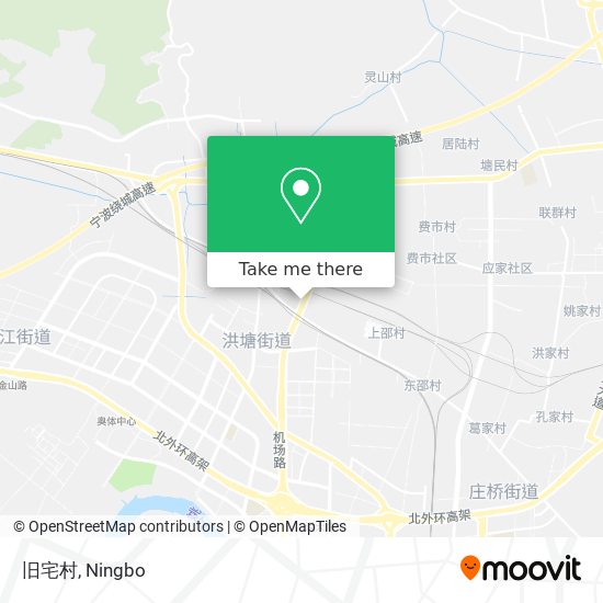 旧宅村 map