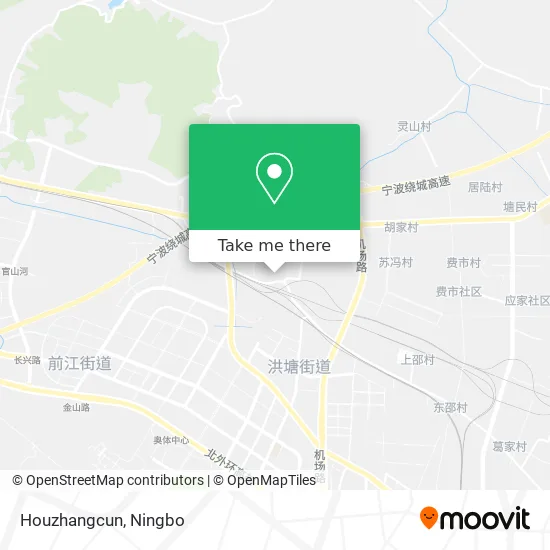 Houzhangcun map