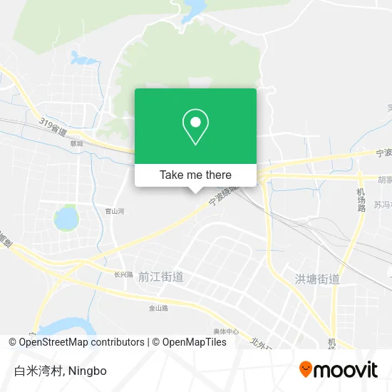 白米湾村 map