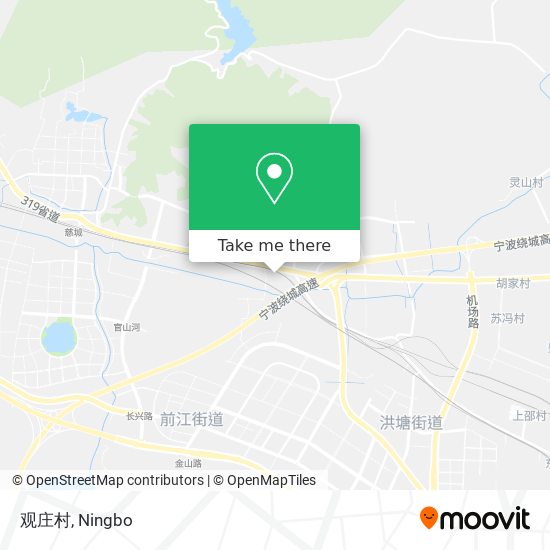 观庄村 map