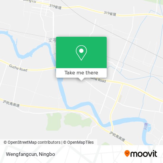 Wengfangcun map