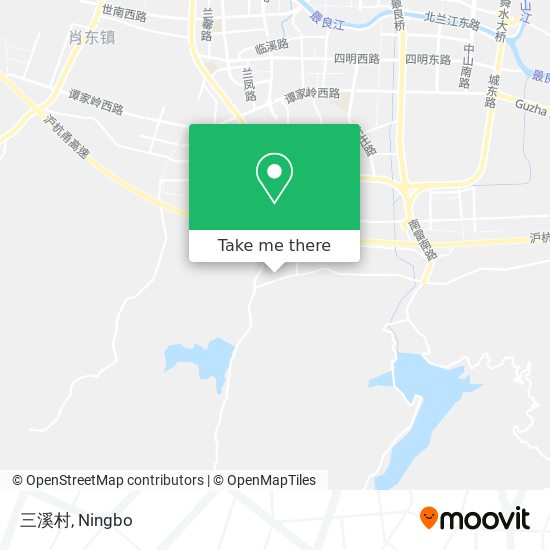 三溪村 map