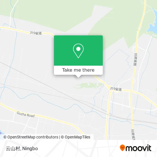 云山村 map