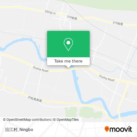 沿江村 map