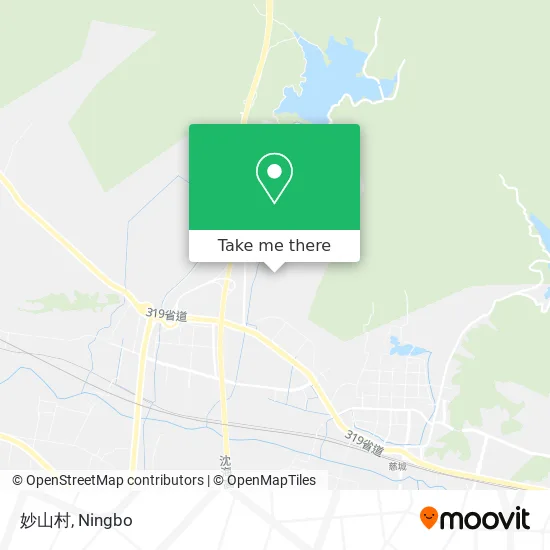 妙山村 map