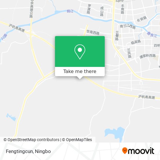 Fengtingcun map