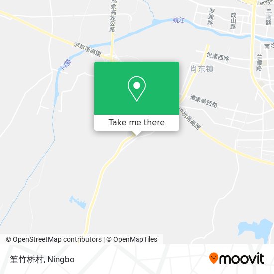 筀竹桥村 map