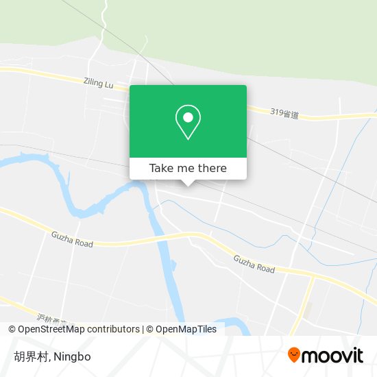 胡界村 map