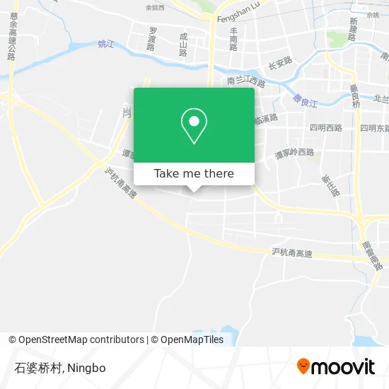 石婆桥村 map