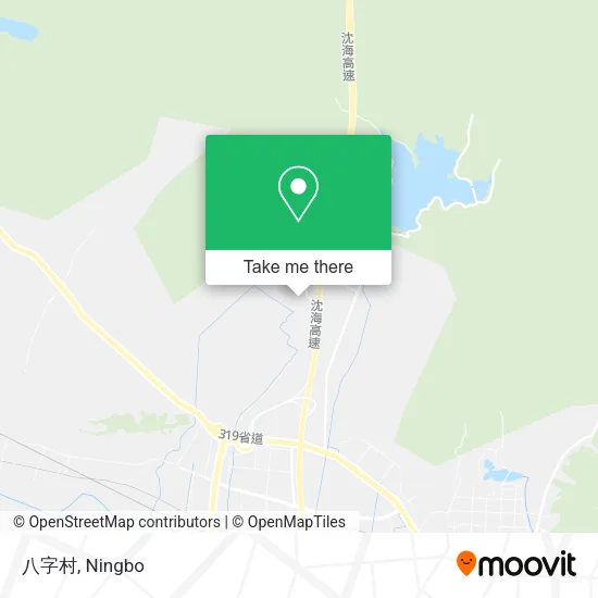 八字村 map