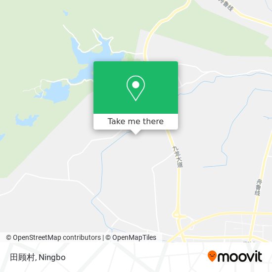 田顾村 map