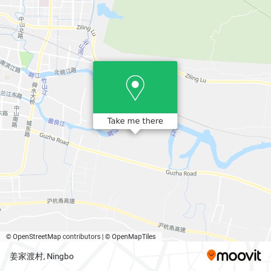 姜家渡村 map