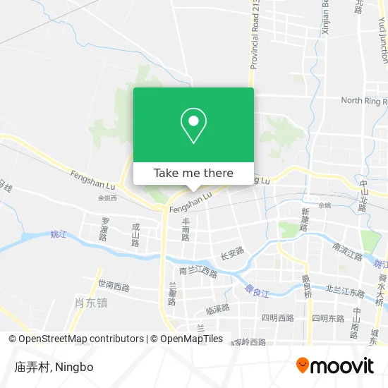 庙弄村 map