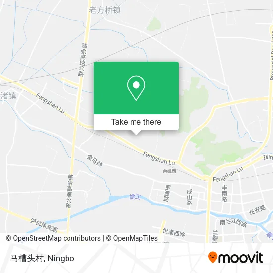 马槽头村 map