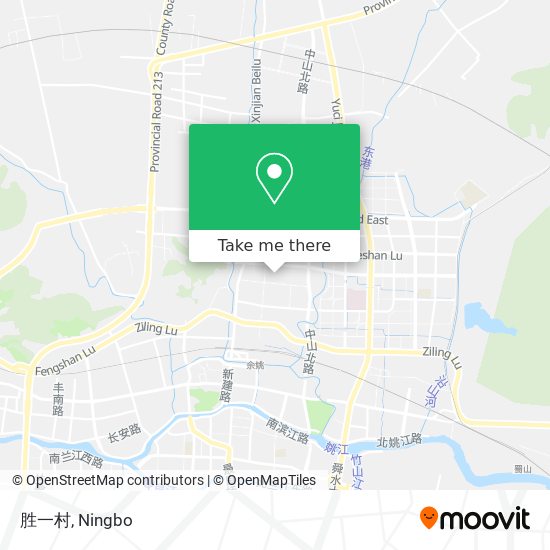 胜一村 map