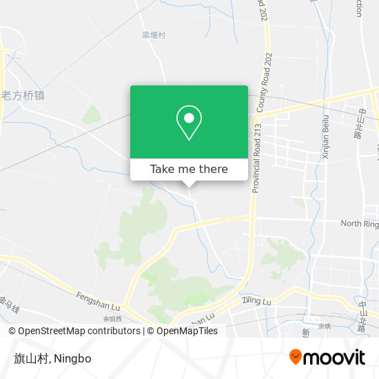 旗山村 map