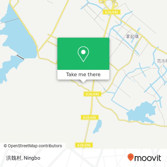 洪魏村 map