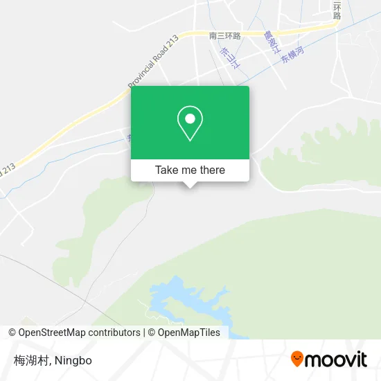 梅湖村 map