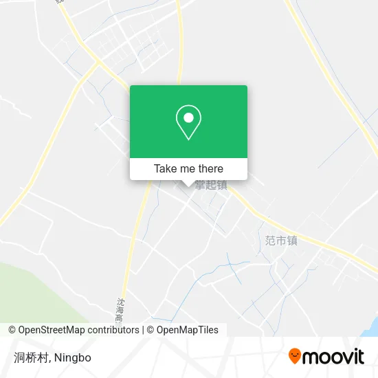 洞桥村 map