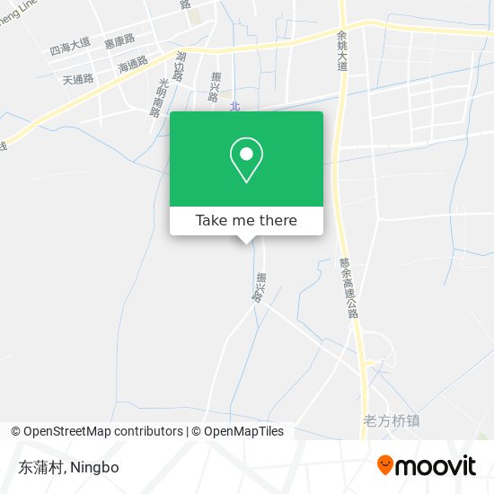 东蒲村 map