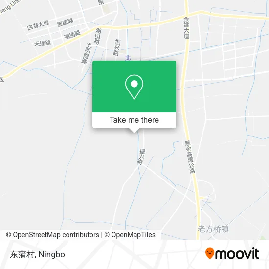 东蒲村 map
