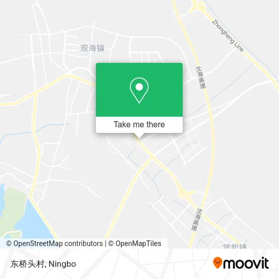 东桥头村 map