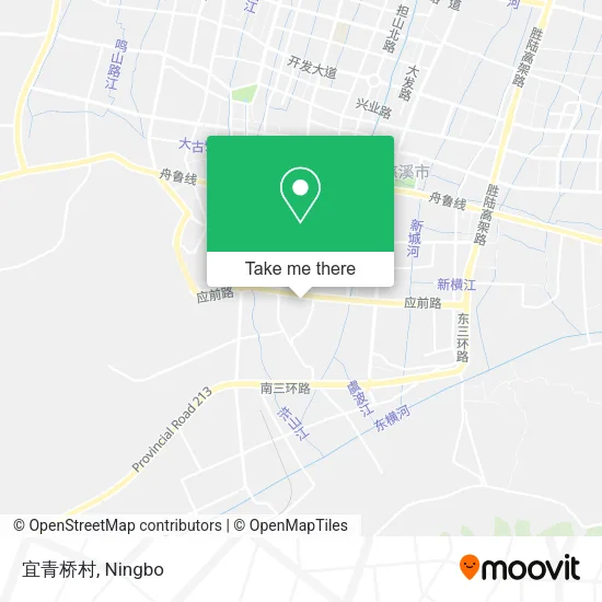 宜青桥村 map