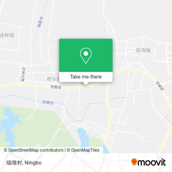烟墩村 map