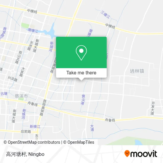 高河塘村 map