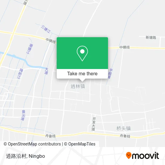 逍路沿村 map