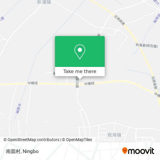 南圆村 map