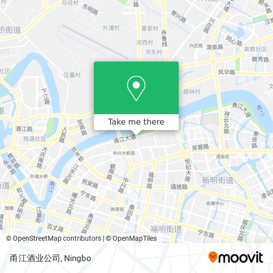 甬江酒业公司 map