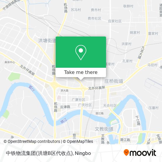 中铁物流集团(洪塘B区代收点) map