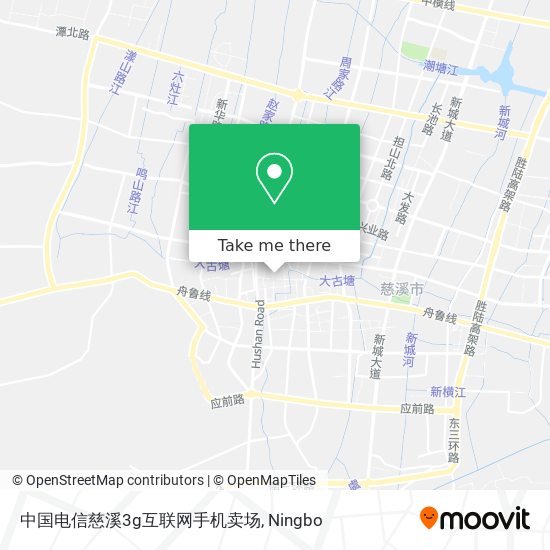中国电信慈溪3g互联网手机卖场 map