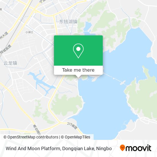 Wind And Moon Platform, Dongqian Lake map