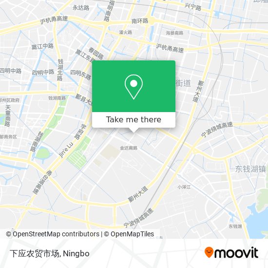 下应农贸市场 map